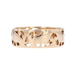 Bague Bandeau en or rose - Castafiore