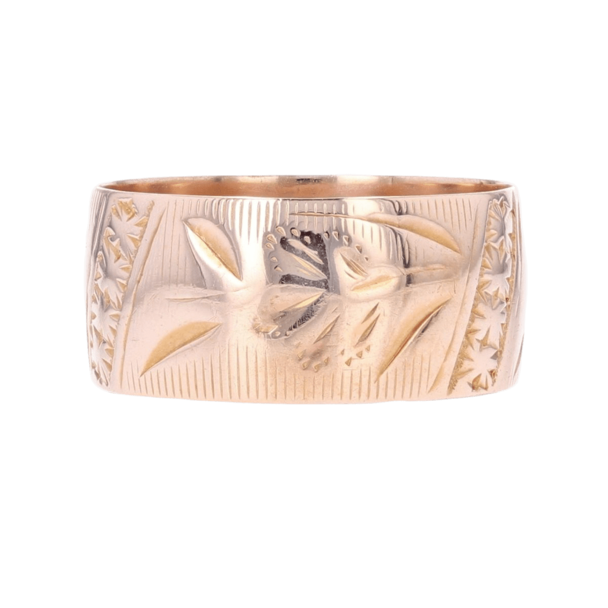 Bague Bandeau en or rose - Castafiore