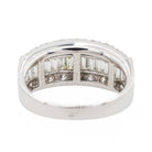 Bague Bandeau en Platine et Diamant - Castafiore