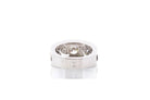 Bague Bandeau en platine et diamants - Castafiore