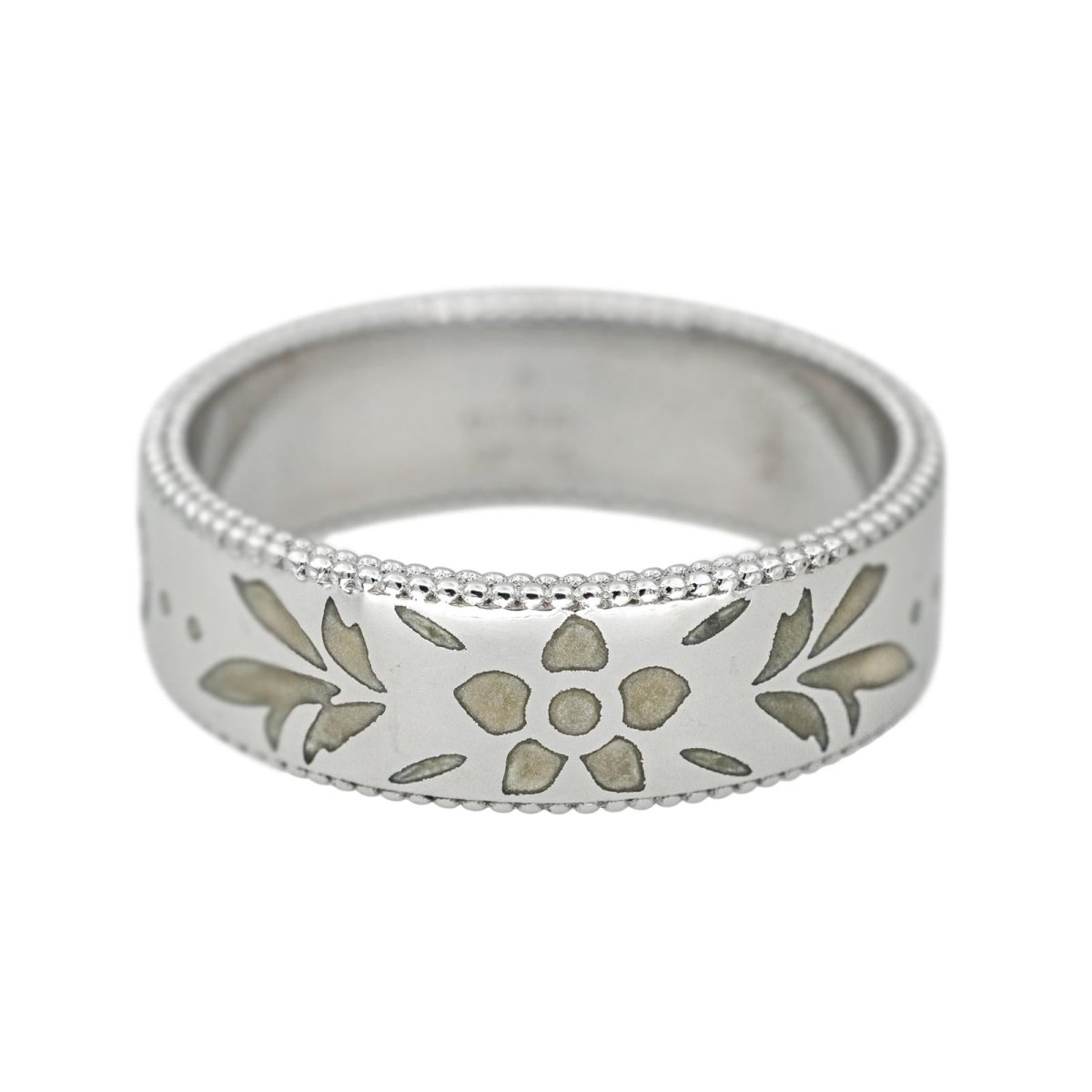 Bague Bandeau GUCCI "Blossom" en or blanc - Castafiore