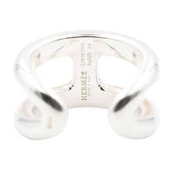 Bague Bandeau HERMÈS "Osmose" en argent - Castafiore