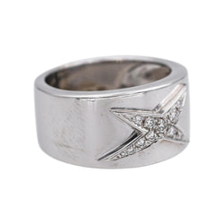 Bague Bandeau MAUBOUSSIN "Étoile Divine" en or blanc et diamants - Castafiore