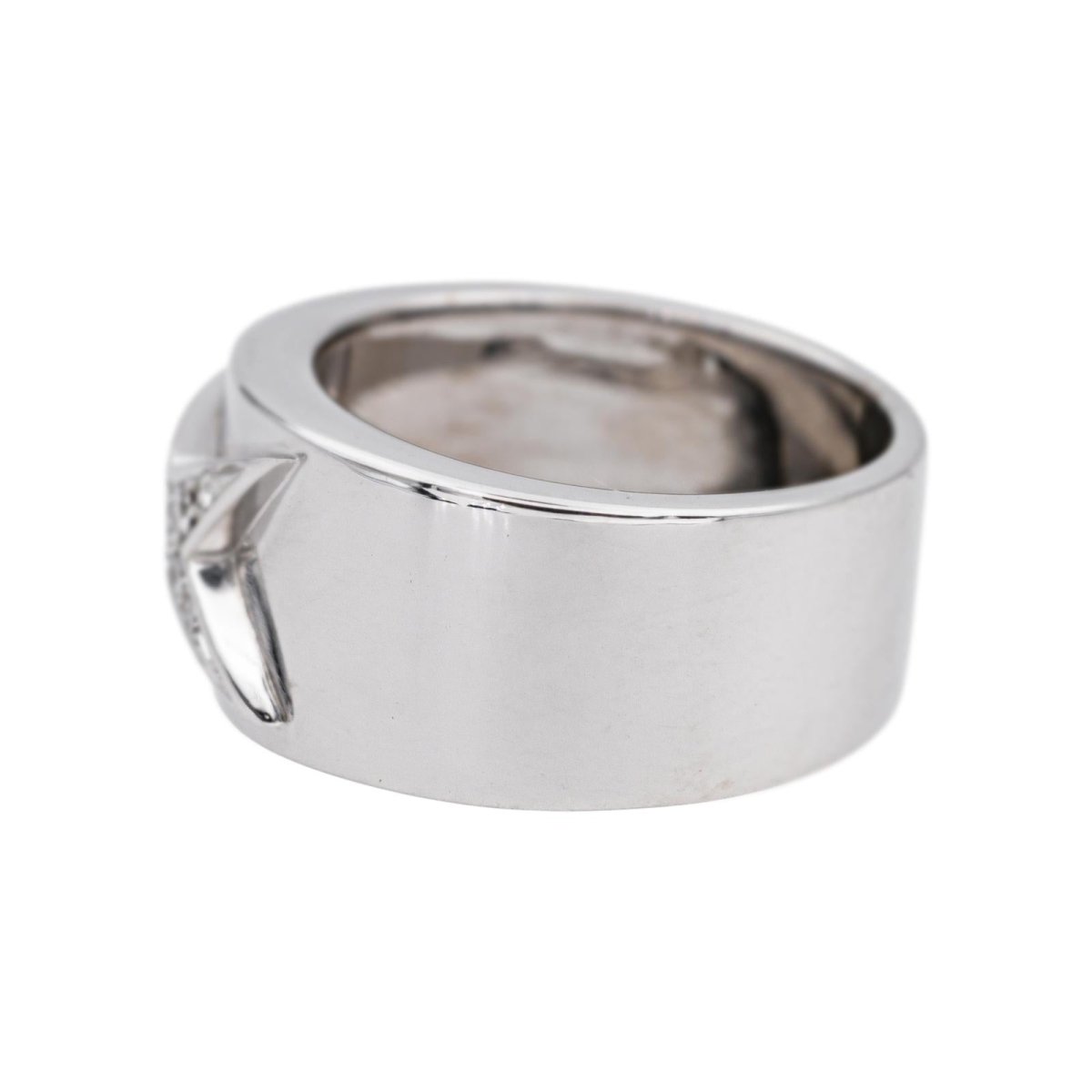 Bague Bandeau MAUBOUSSIN "Étoile Divine" en or blanc et diamants - Castafiore