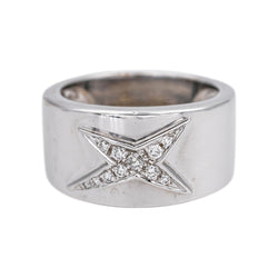 Bague Bandeau MAUBOUSSIN "Étoile Divine" en or blanc et diamants - Castafiore