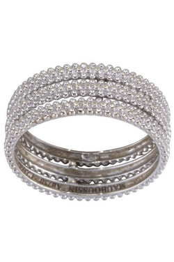 Bague Bandeau MAUBOUSSIN "Le Premier Jour" en or blanc - Castafiore