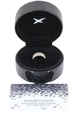 Bague Bandeau MAUBOUSSIN "Le Premier Jour" en or blanc - Castafiore