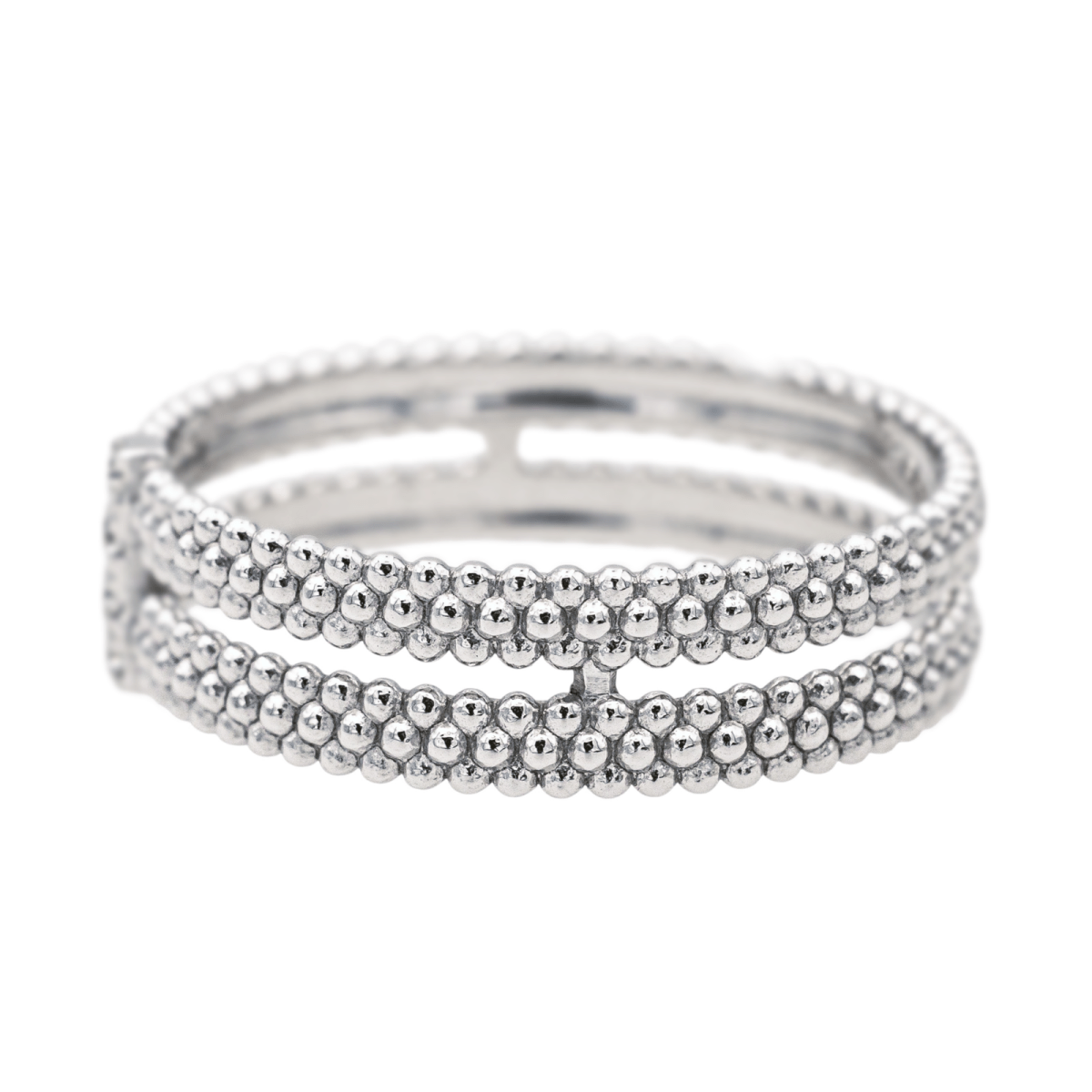 Bague Bandeau MAUBOUSSIN "Mon Premier Jour c'est Toi N°1" en or blanc et diamants - Castafiore