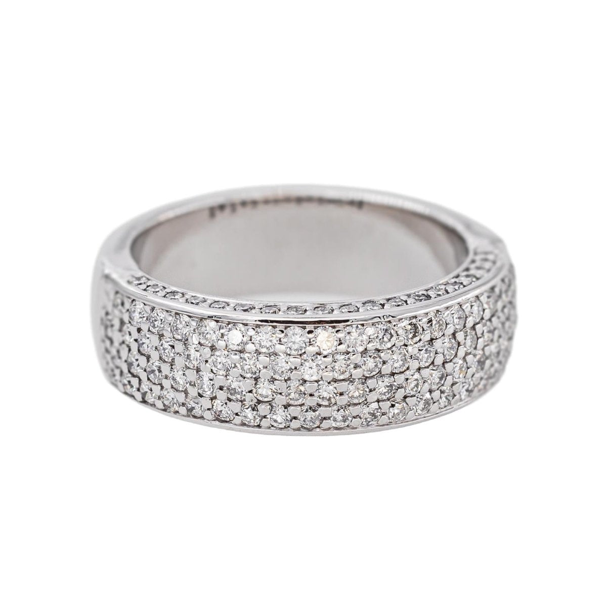 Bague Bandeau Or blanc Diamant - Castafiore