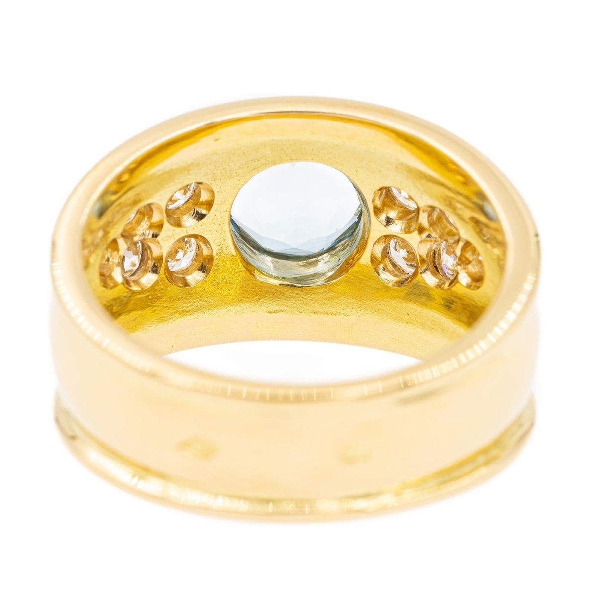 Bague Bandeau Or jaune Topaze - Castafiore