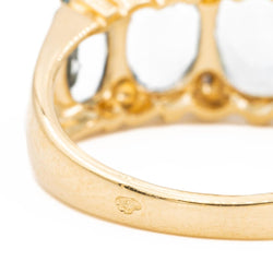 Bague Bandeau Or jaune Topaze - Castafiore