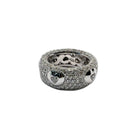 Bague Bandeau Pavée PASQUALE BRUNI en or blanc et diamants naturels - Castafiore