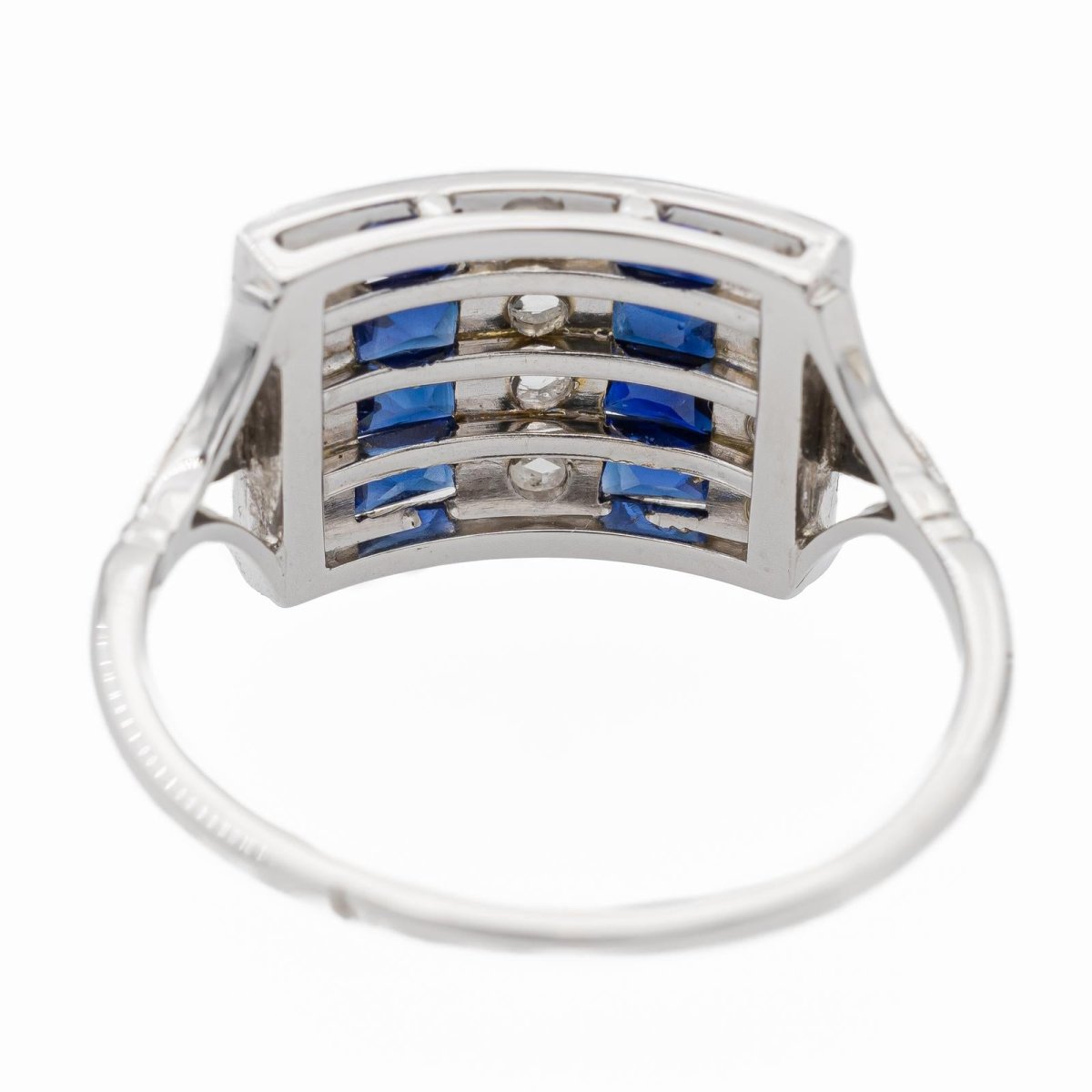 Bague Bandeau Platine Diamant - Castafiore