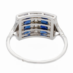 Bague Bandeau Platine Diamant - Castafiore