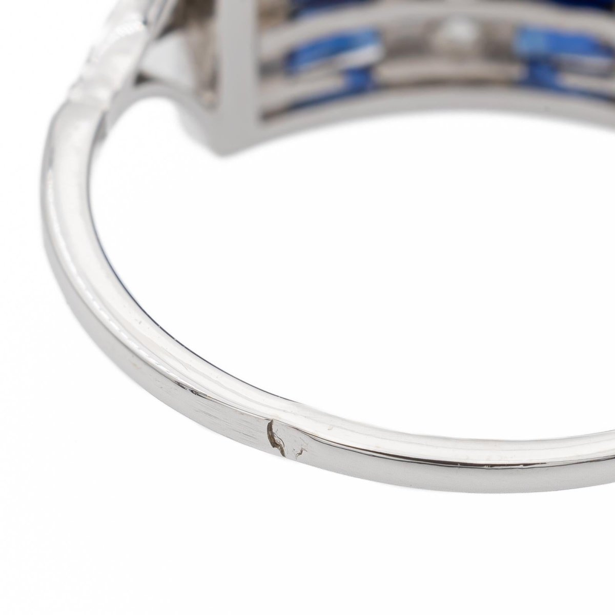 Bague Bandeau Platine Diamant - Castafiore