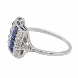 Bague Bandeau Platine Diamant - Castafiore
