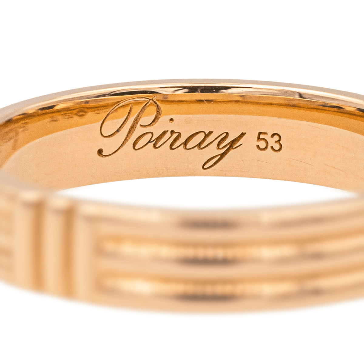 Bague Bandeau POIRAY "Ma Première" en or rose - Castafiore