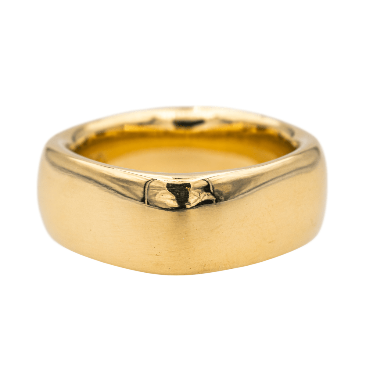 Bague Bandeau TIFFANY & CO. "Carrée à Coussin" en or jaune - Castafiore