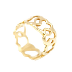 Bague Bandeau TOUS "Silueta" en or jaune - Castafiore