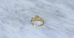 Bague Belle Epoque Infini Diamants sur Or et Platine - Castafiore