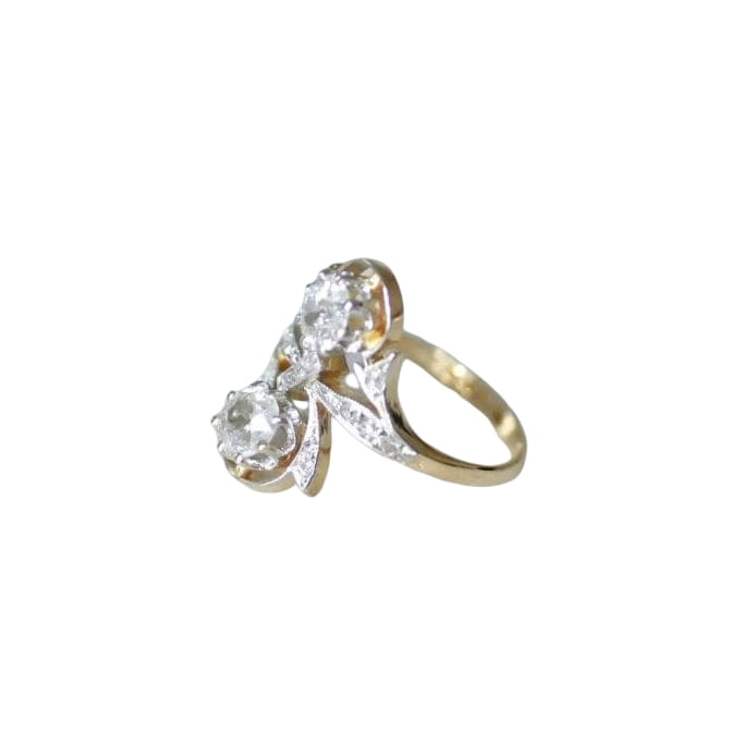 Bague Belle Epoque Toi et moi Diamants - Castafiore