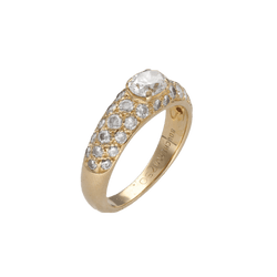 Bague BOUCHERON "Axelle" en or jaune et diamants - Castafiore