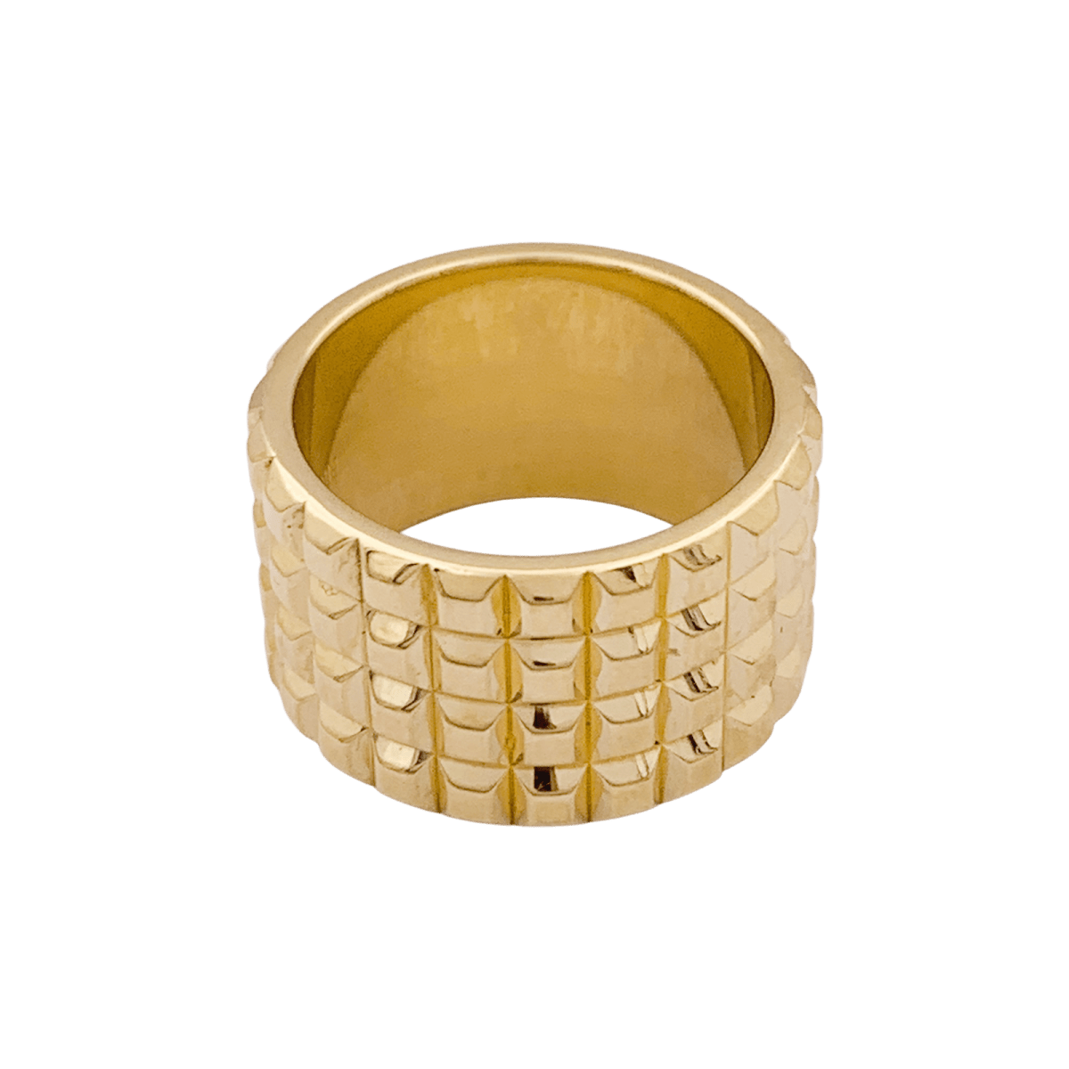 Bague BOUCHERON "Clou de Paris" en or jaune. - Castafiore