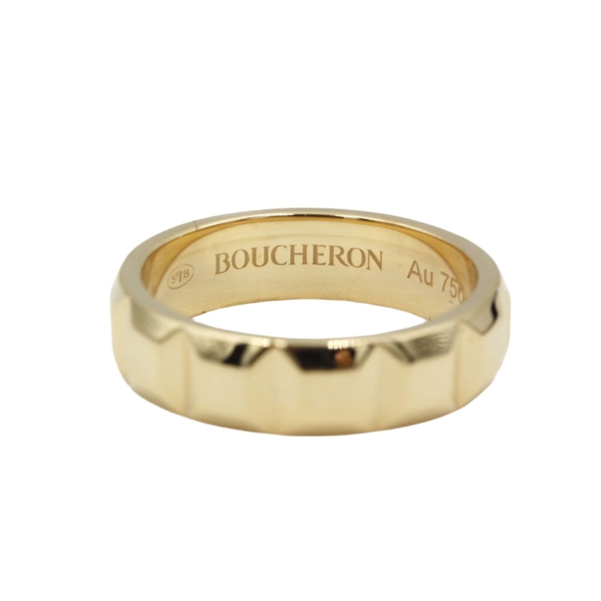 Bague BOUCHERON "Clous de Paris" en or jaune - Castafiore