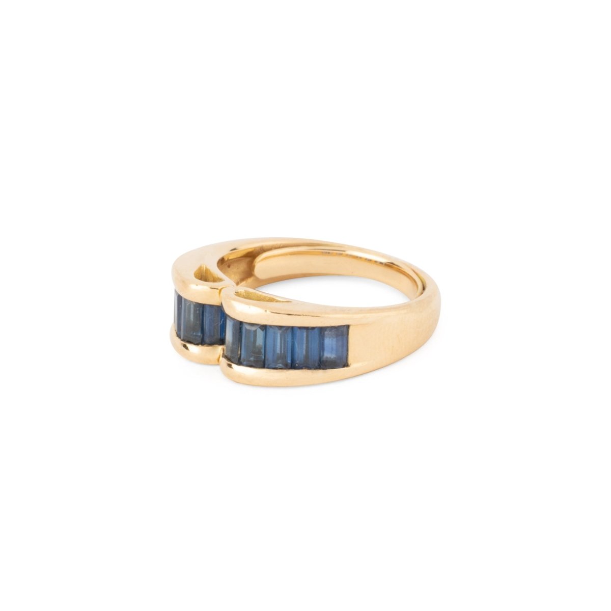 Bague BOUCHERON en or jaune et saphirs - Castafiore
