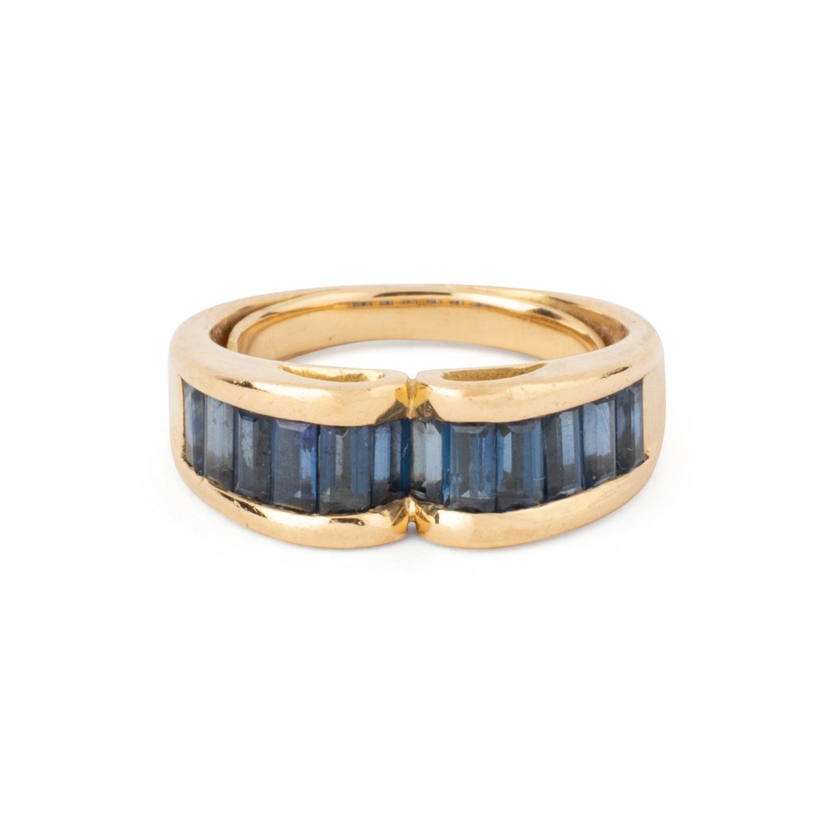 Bague BOUCHERON en or jaune et saphirs - Castafiore