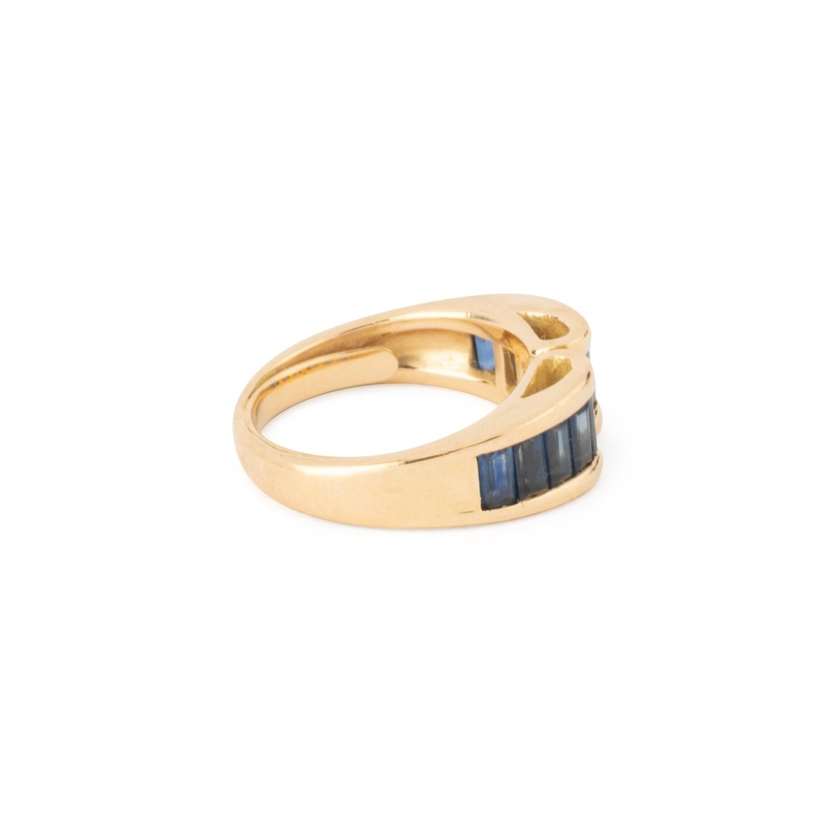 Bague BOUCHERON en or jaune et saphirs - Castafiore