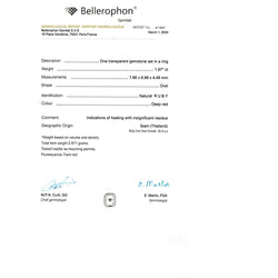 Bague BOUCHERON en or jaune, rubis et diamant - Castafiore