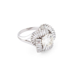 Bague BOUCHERON en platine et diamants - Castafiore
