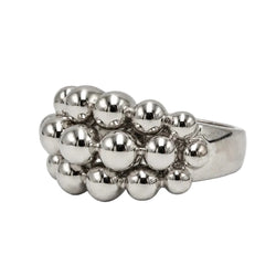 Bague BOUCHERON "Grains de raisin" en or blanc - Castafiore