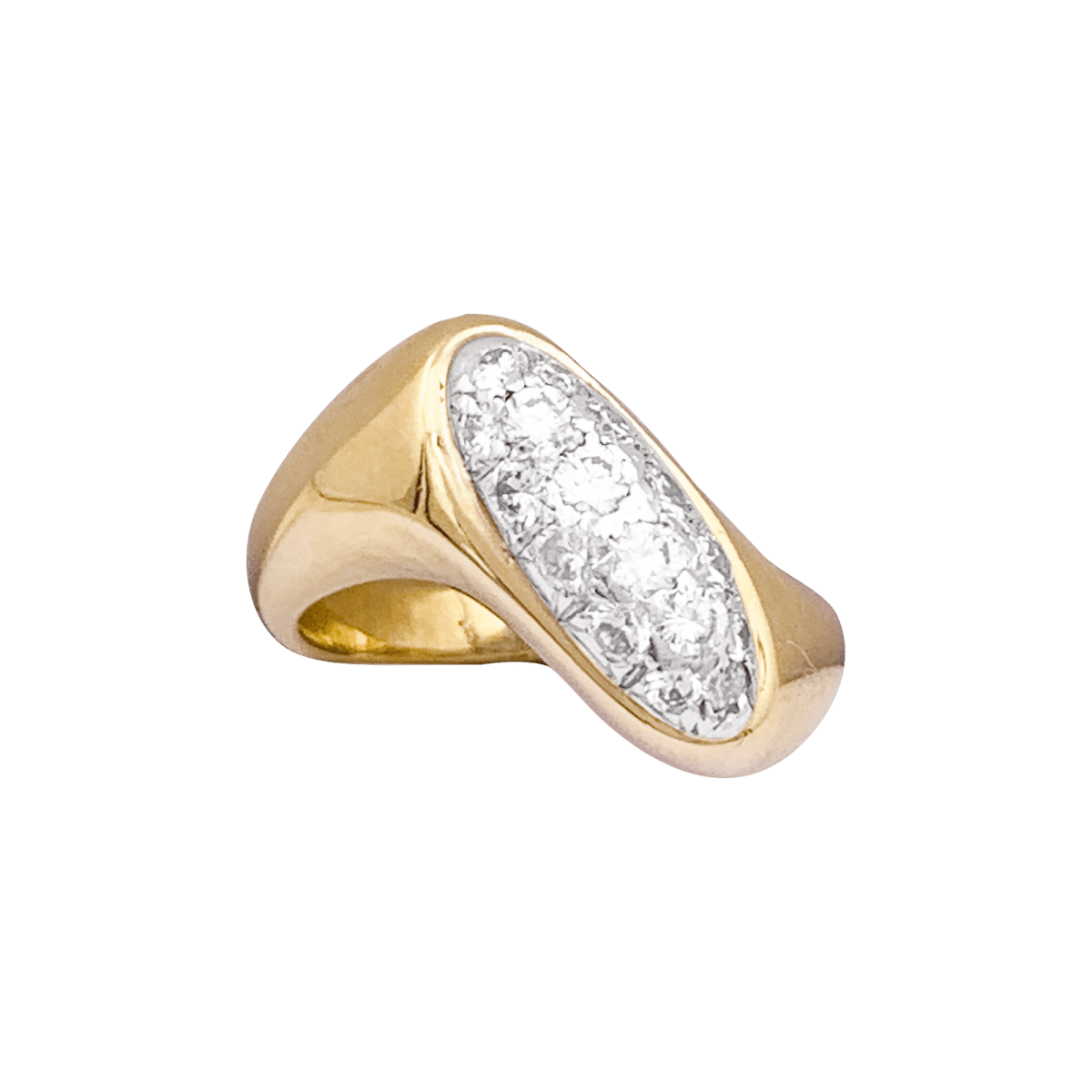 Bague BOUCHERON, or jaune et diamants - Castafiore
