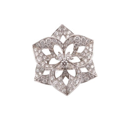 Bague BOUCHERON Pensée en or jaune et diamants - Castafiore