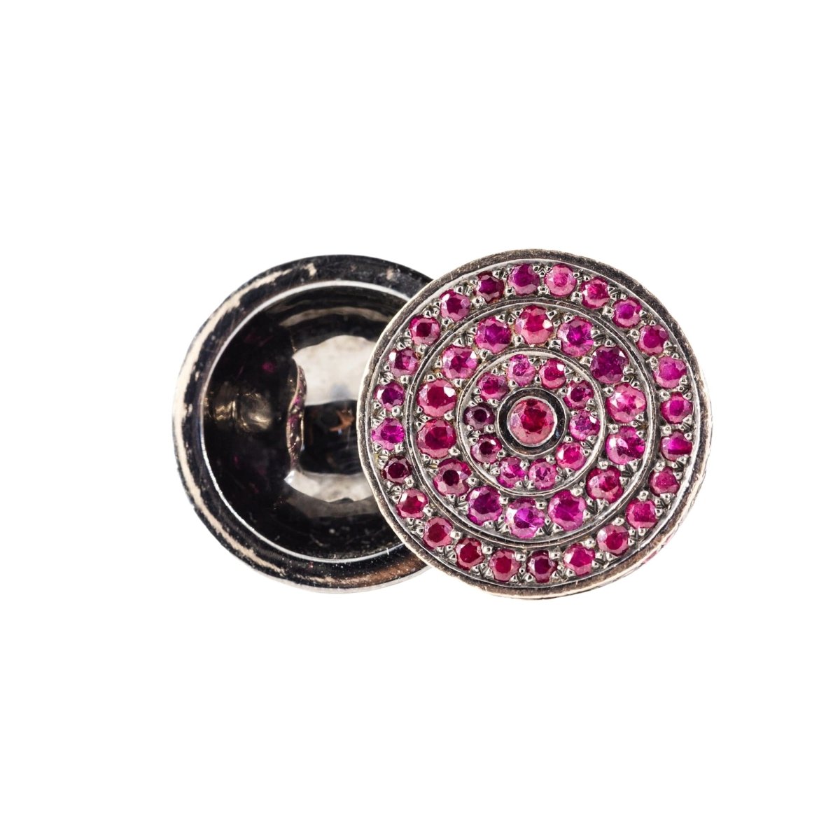 Bague BOUCHERON "Secret" en or blanc et rubis - Castafiore