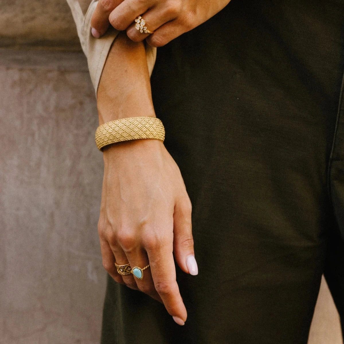 Bague BOUCHERON "Serpent Bohème" en or jaune et turquoise - Castafiore