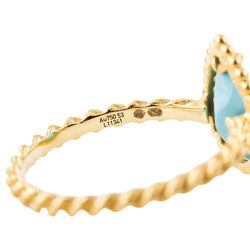 Bague BOUCHERON "Serpent Bohème" en or jaune et turquoise - Castafiore