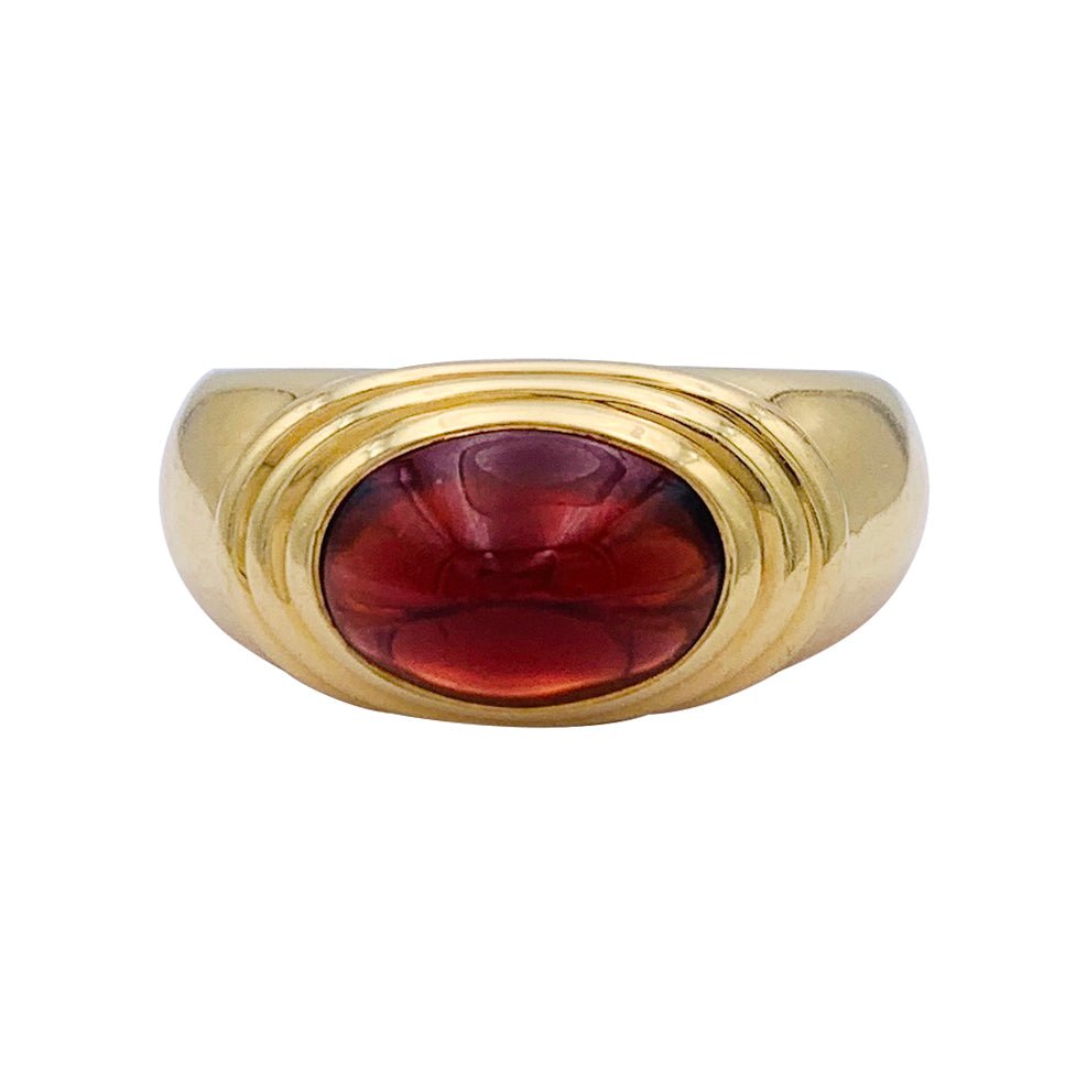 Bague Boucheron,"Jaïpur", or jaune, grenat - Castafiore