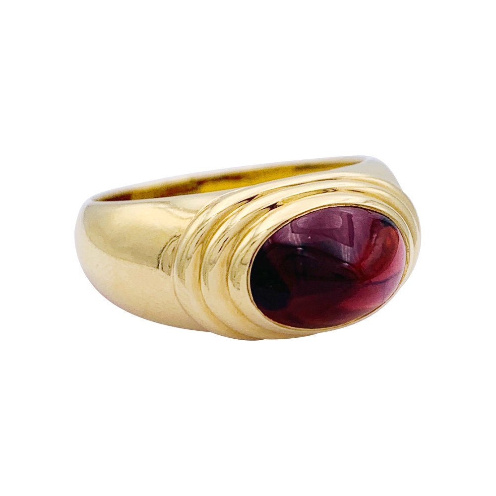 Bague Boucheron,"Jaïpur", or jaune, grenat - Castafiore