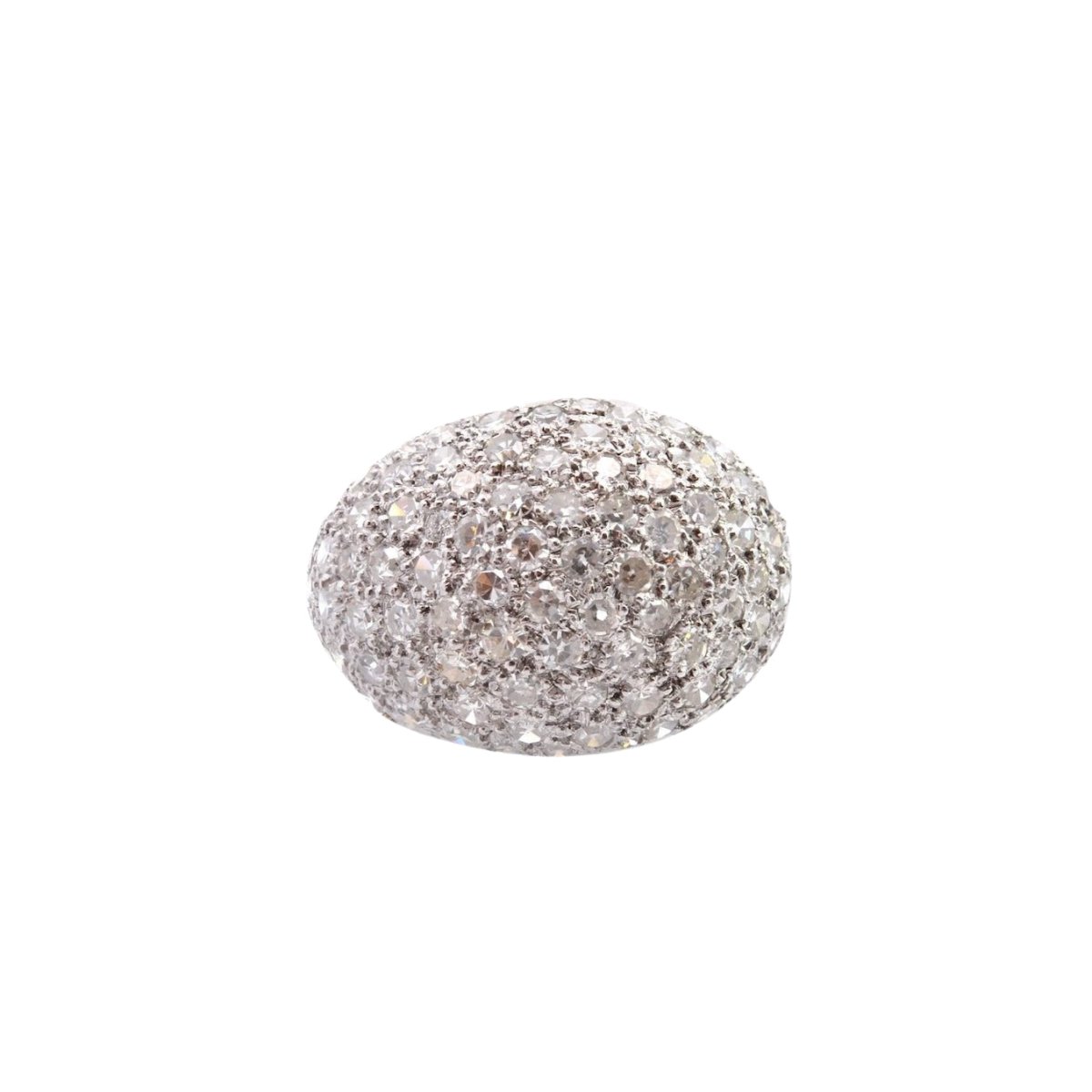 Bague boule diamants en or 18k - Castafiore