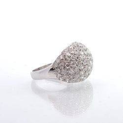 Bague boule diamants en or 18k - Castafiore