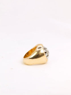 Bague boule or diamants - Castafiore