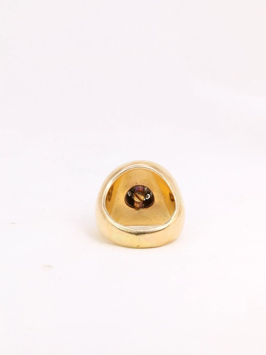 Bague boule or diamants - Castafiore
