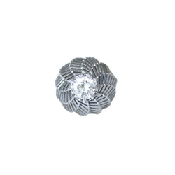 Bague Boule Spirale Diamant 1.25 Carats sur Platine - Castafiore