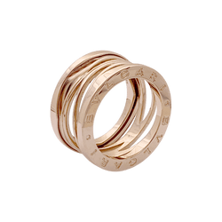Bague Bulgari “B.Zero1 Zaha Hadid" en or rose. - Castafiore