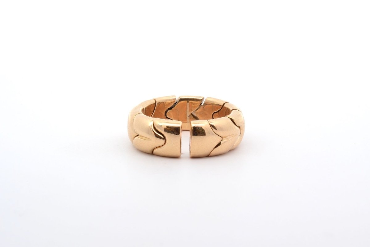 Bague Bulgari en or jaune 18k - Castafiore