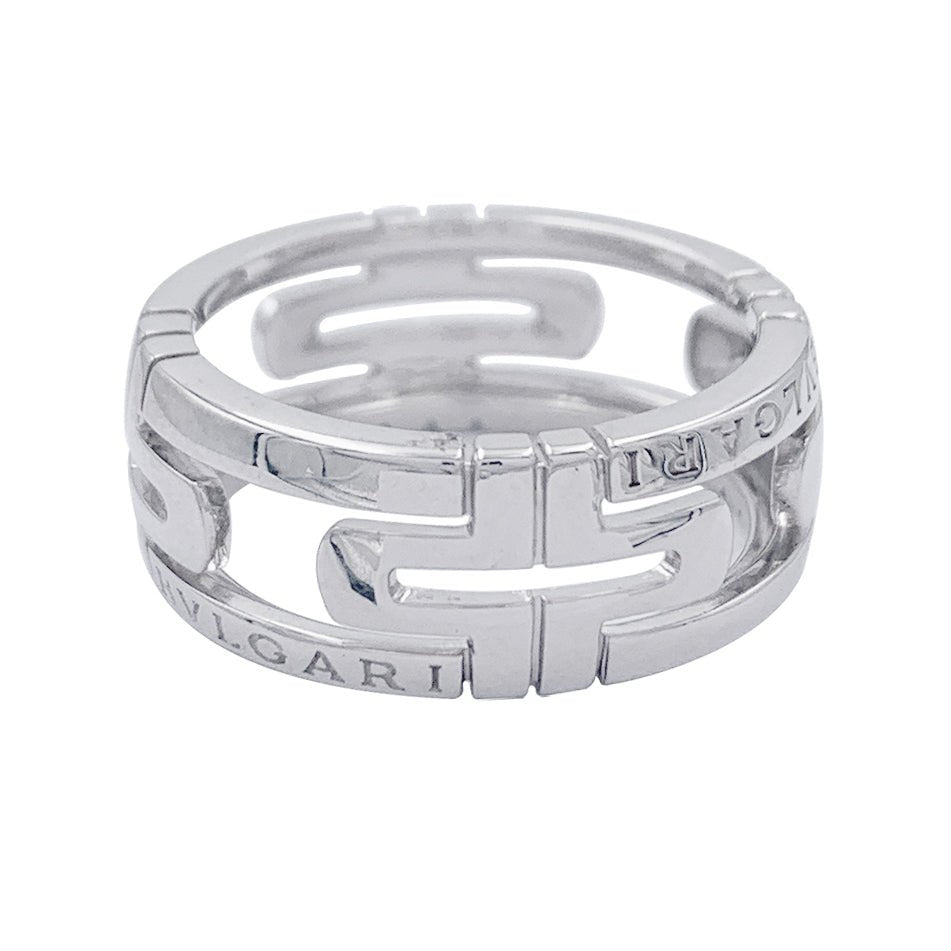 Bague BULGARI "Parentesi Openwork" en or blanc - Castafiore