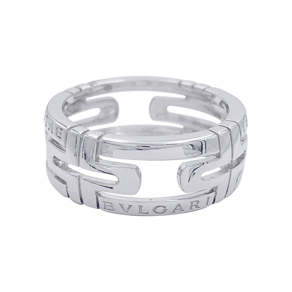 Bague BULGARI "Parentesi Openwork" en or blanc - Castafiore